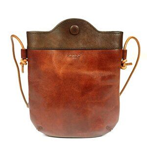 Old Trend Women's Genuine Brown Leather Out West Crossbody Bag (MSRP $80)